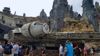 Millennium Falcon in Galaxy's Edge