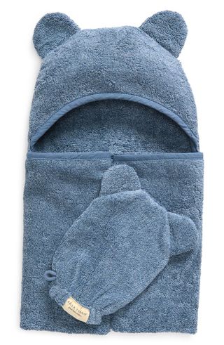 Hooded Towel & Washing Mitt Set