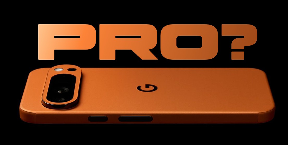 Pixel 10 with Cosmic Orange skin from brand