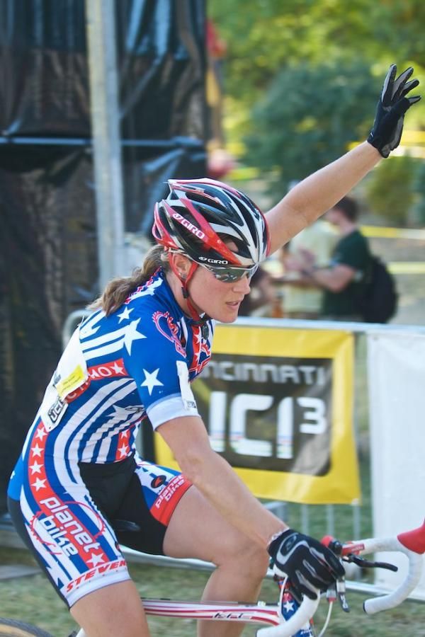 Katie Compton wins her 45th career UCI race.