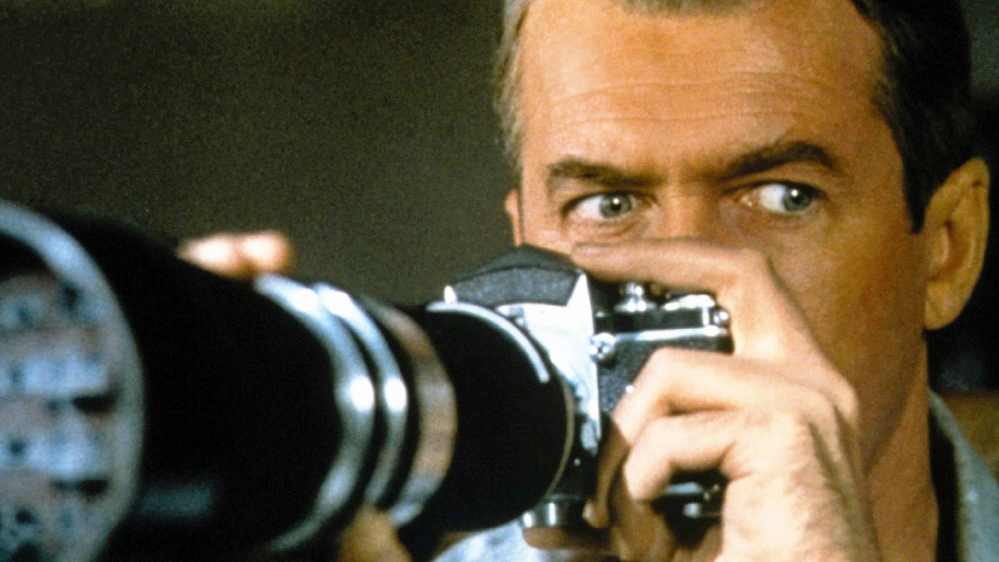 James Stewart as L.B. "Jeff" Jefferies in "Rear Window"