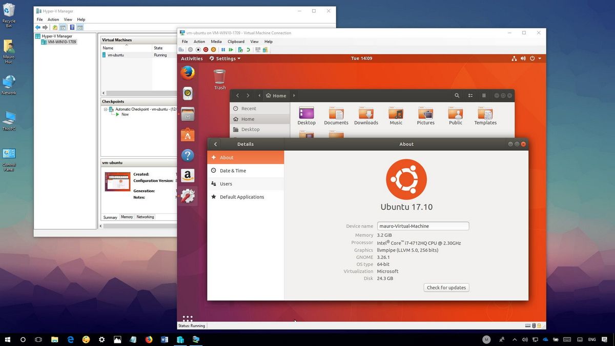 How to create a Linux virtual machine on Windows 10 using Hyper-V