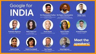 Speakers at the Google for India 2021 event.