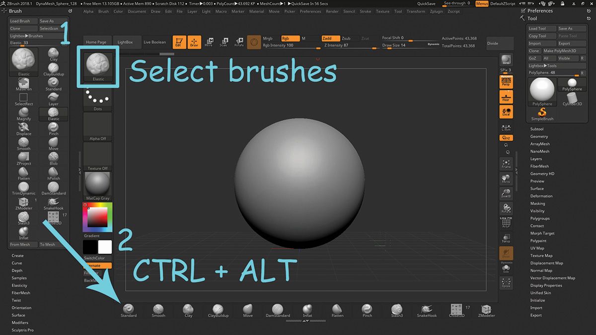 how to load a custom ui in zbrush