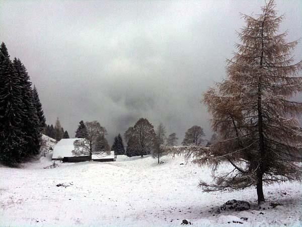 Hiking at home in Switzerland.