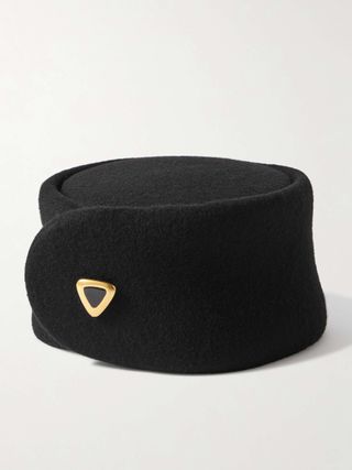 Tentley Embellished Wool-Felt Hat