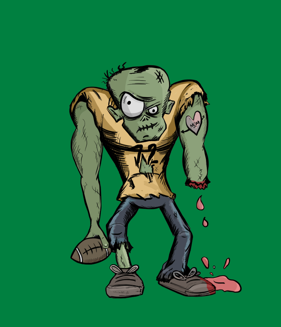 Zombie in colour