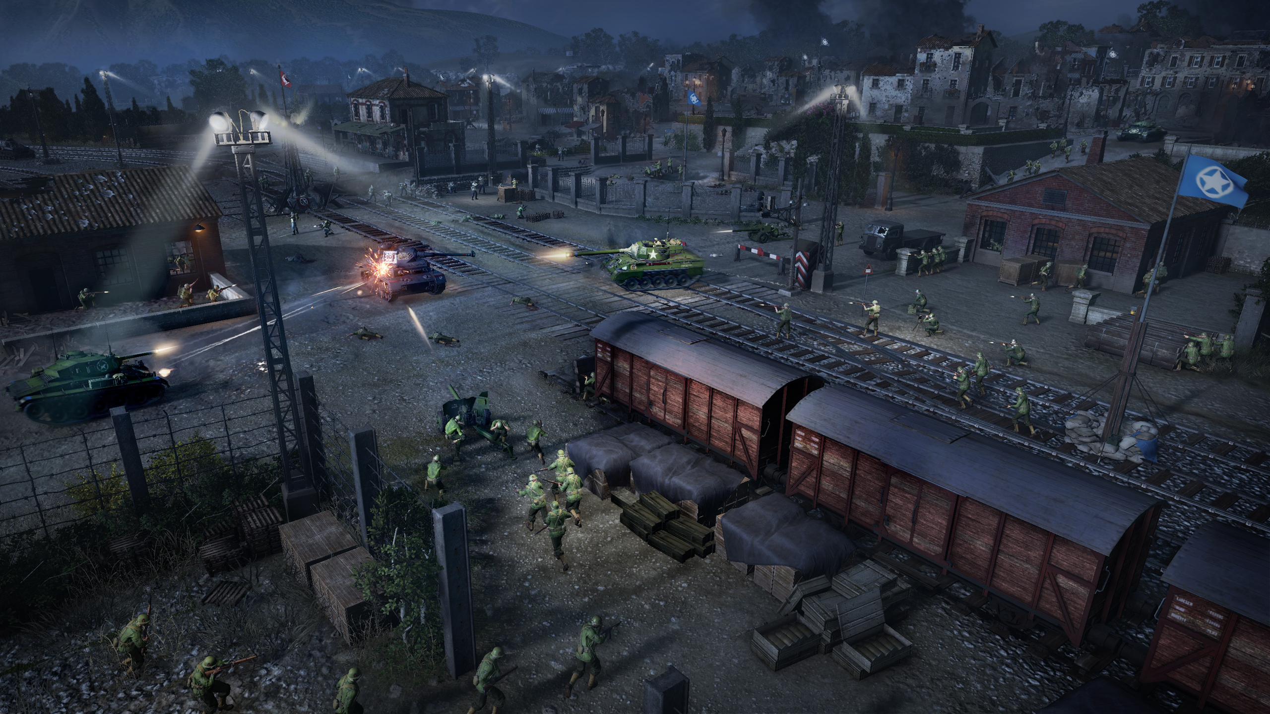 Company of Heroes 3 train attack