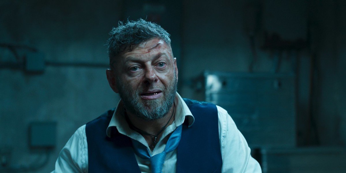 Andy Serkis as Ulysses Klaue in Black Panther