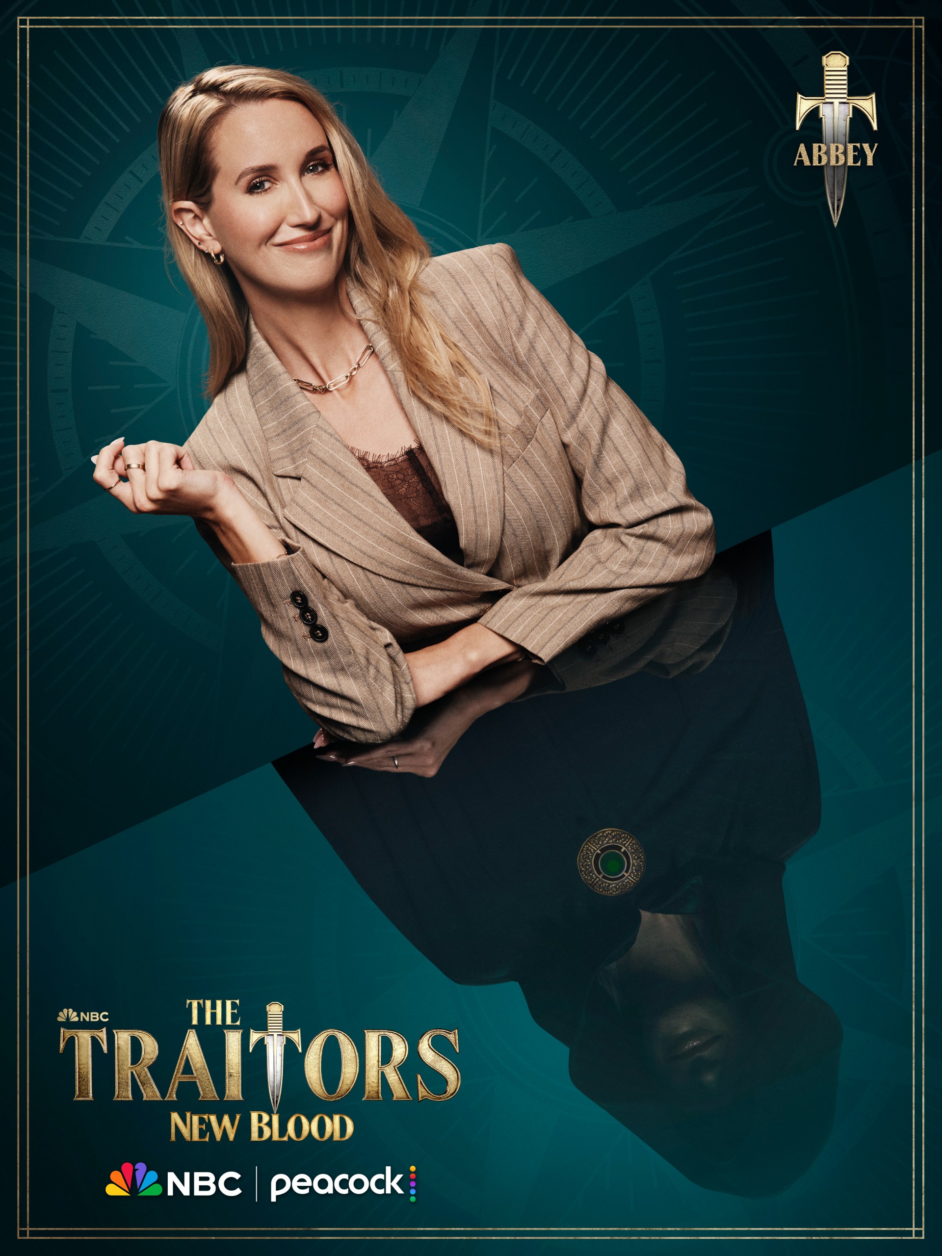 The cast portrait for Abbey Benjamin from NBC's 'The Traitors: New Blood.'