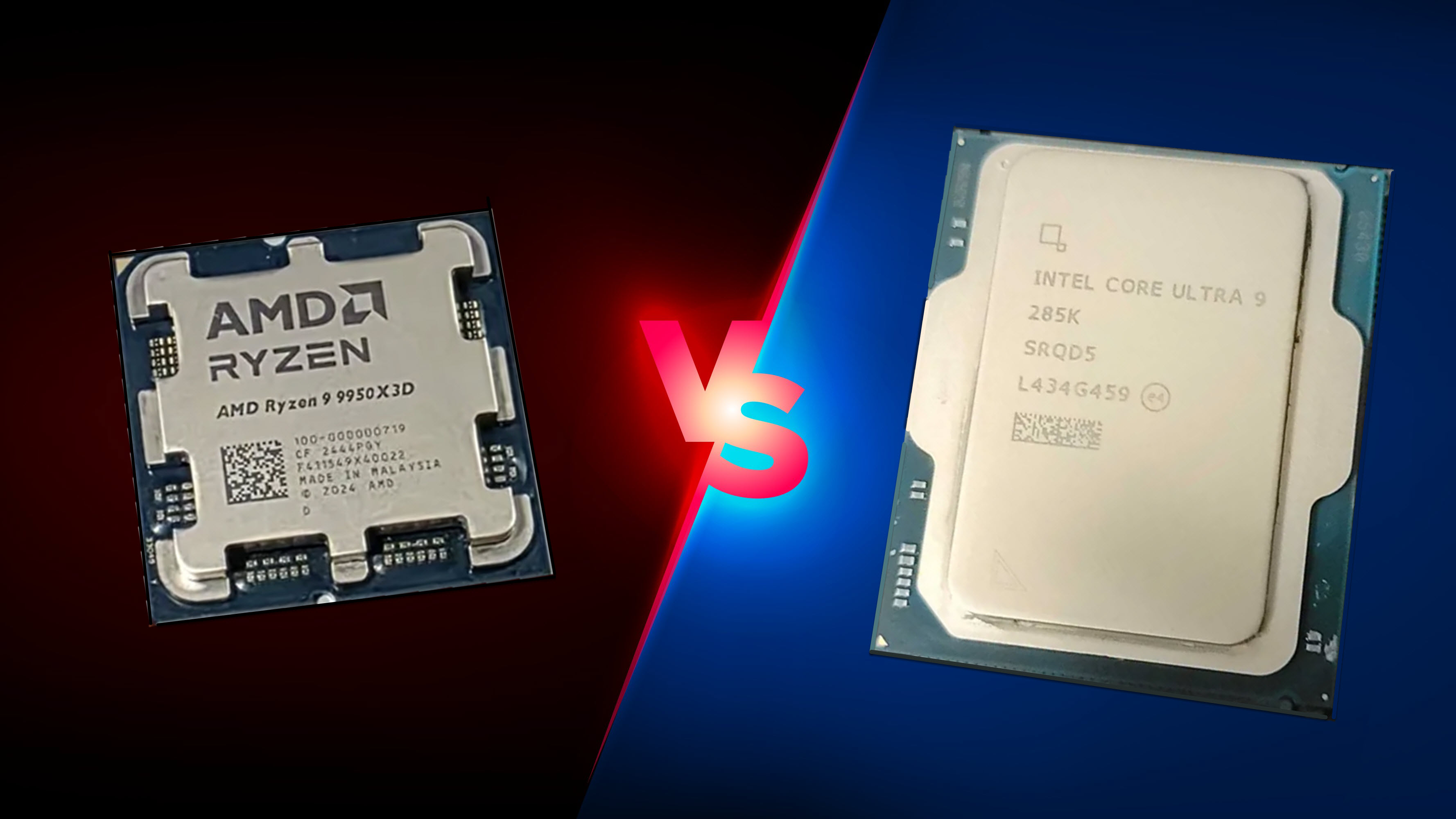 AMD Ryzen 9 9950X3D vs Intel Core Ultra 9 285K Faceoff