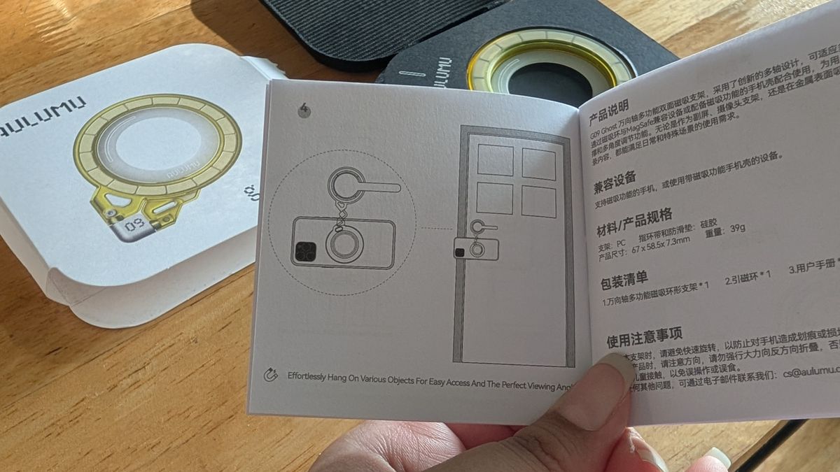 Aulumu G09 Ghost Transparent Infinite 360 Magnetic Stand