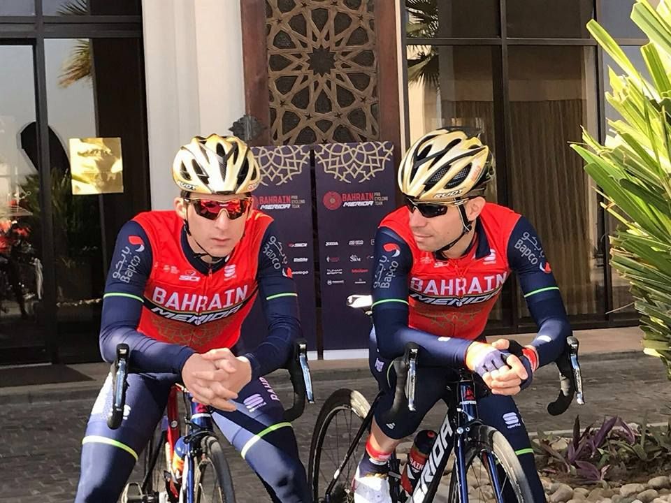 Niccolo Bonfazio and Giovanni Visconti (Bahrain-Merida)