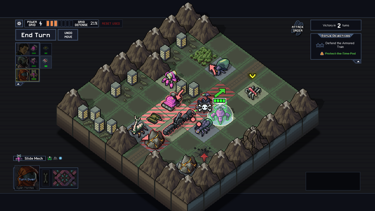 Into the Breach: Advanced Edition screen
