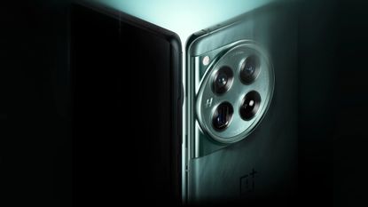 Close-up of OnePlus 12's rear cameras