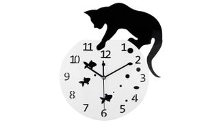 cat clock