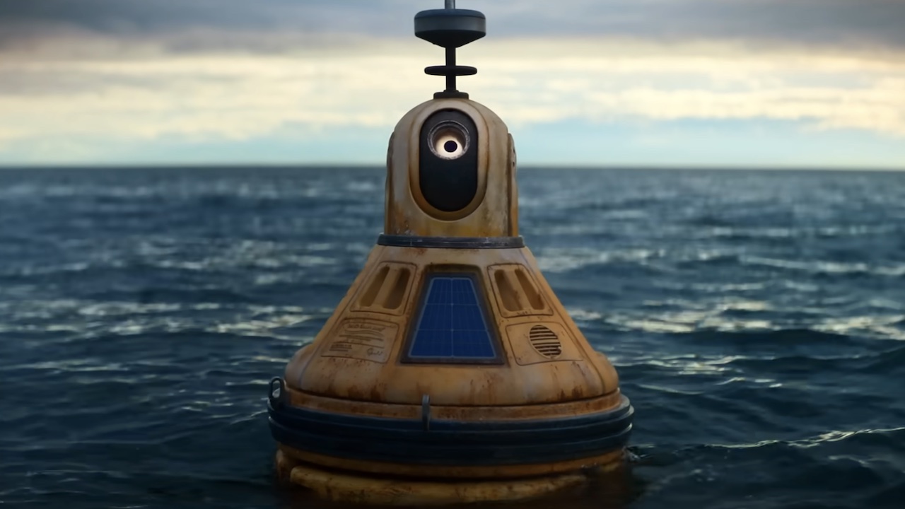 Me the Buoy floating in the ocean in Love Me