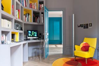 colourful home office