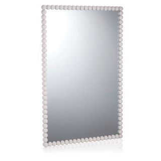 Picture of decorative mirror in white