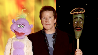 Still of Jeff Dunham performing on Comedy Central.