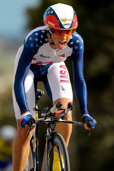 Evelyn Stevens (United States) finished in sixth place.