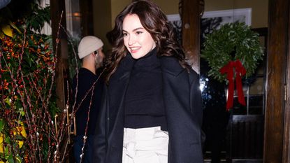 Lily James in New York City