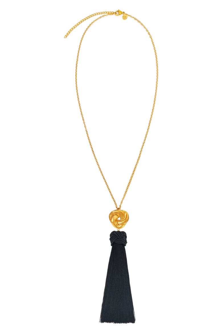 Sierra Knot Tassel Pendant Necklace