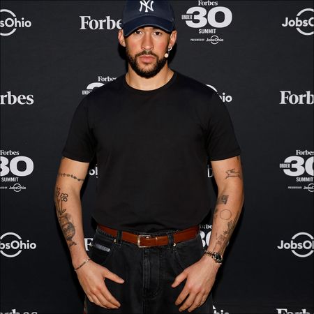 Bad Bunny at a Forbes event