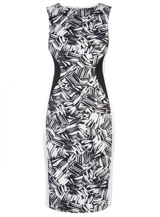 Karen Millen Printed Pencil Dress, £160