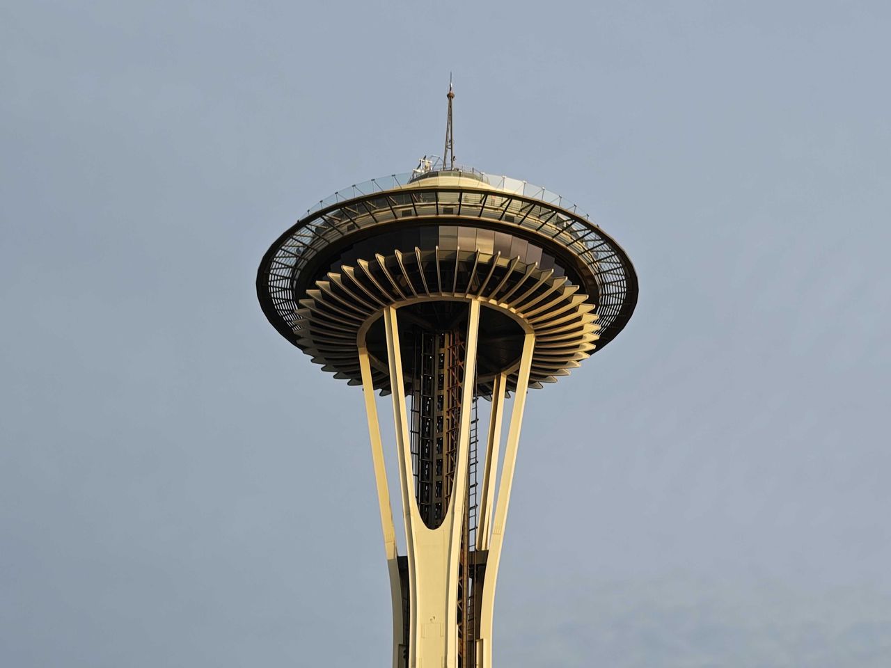 The Seattle Space Needle at 4x zoom