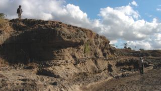 The archaeologists found an influx of obsidian at level C at the site, which suggests that an ancient river flooded periodically more than 1.2 million years ago, depositing obsidian at Melka Kunture.