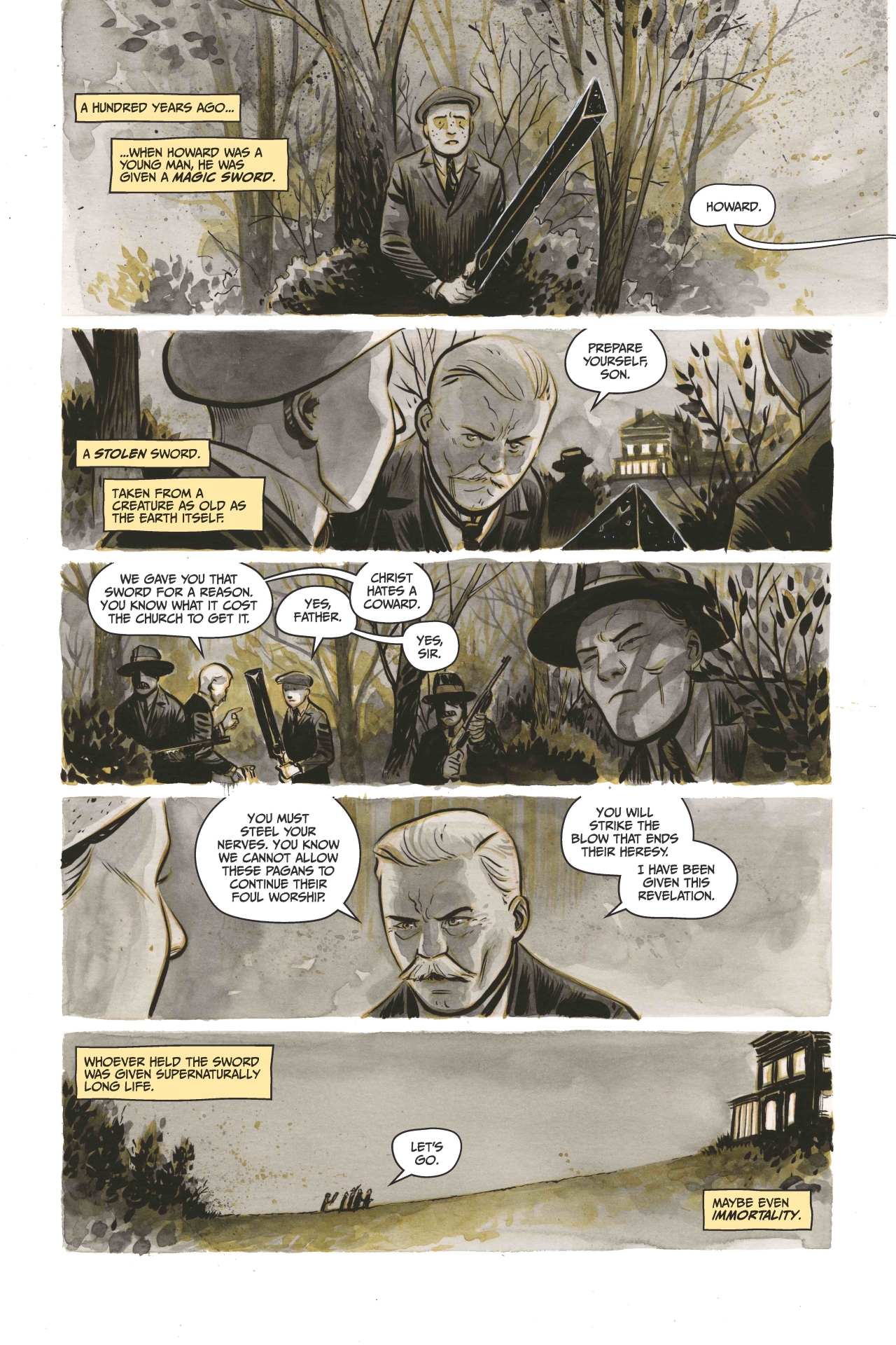 The Lonesome Hunters #1 page