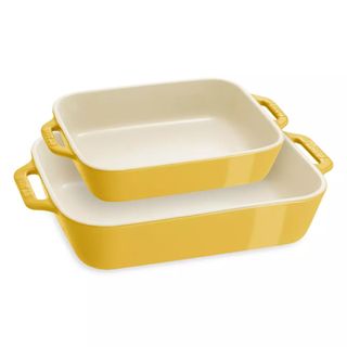 Staub Ceramic 2 Piece Rectangular Baking Dish Set