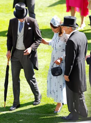 Carole Middleton and Prince William at Royal Ascot 2024