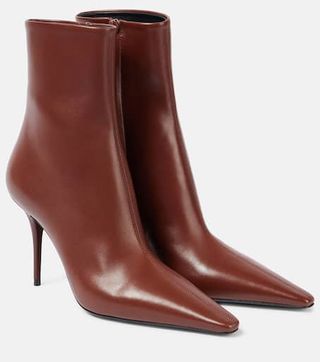 Ashley 90 Leather Ankle Boots