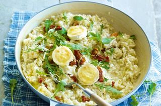 Goat's cheese and sundried tomato risotto