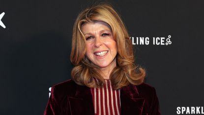 Kate Garraway attends the "Katy Perry: Night of a Lifetime" photocall at Central Hall Westminster on December 11, 2024