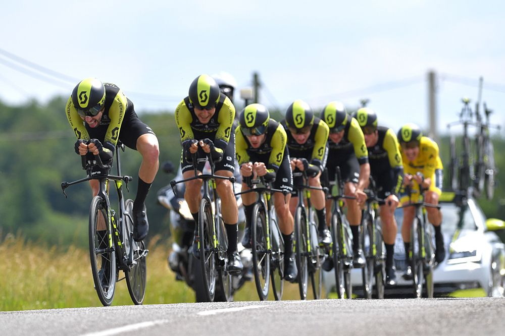 Mitchelton-Scott at Criterium du Dauphine stage 3 team time trial