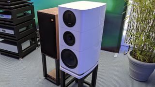 The smaller, Wharfedale Elysian 2 speakers