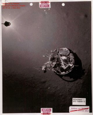 The Damaged HEXAGON Recovery Vehicle on the Ocean Bottom