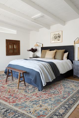 vintage bedroom area rug by Ruggable