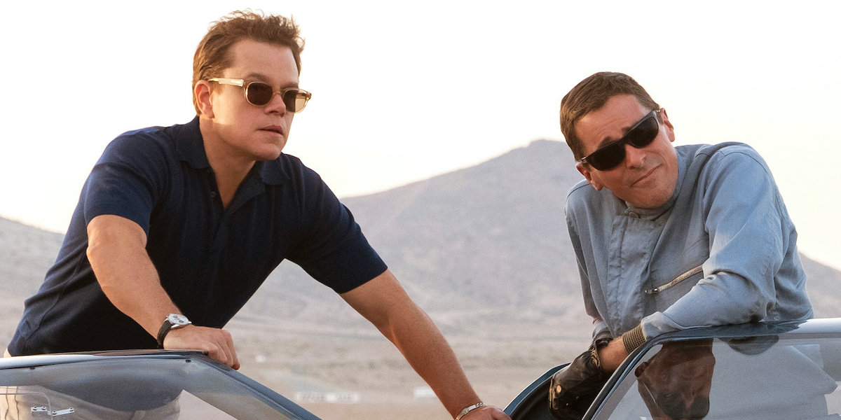 Matt Damon and Christian Bale in Ford v Ferrari