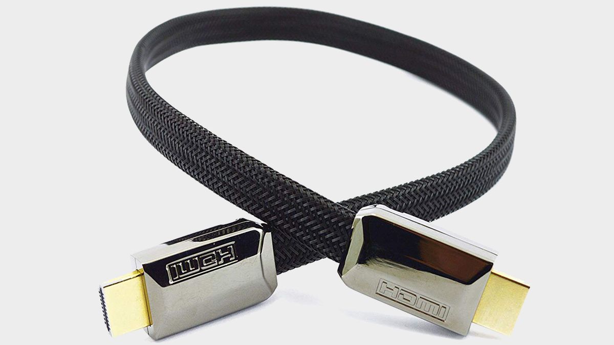 Rhinocables HDMI cable with grey backdrop.