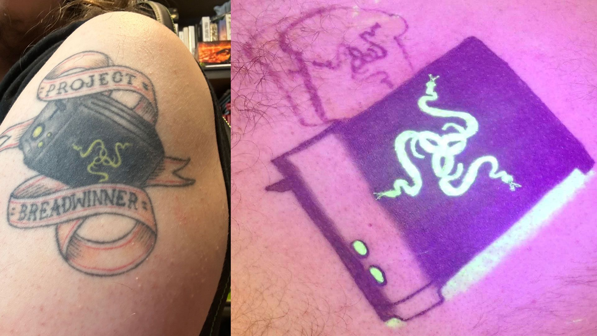 12 diehard Razer fans got tattoos of the Razer Toaster — 5 years later, they're still patiently