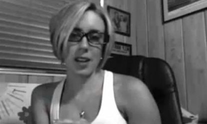 Casey Anthony, in a cropped blond do, tells her first video log that she's extremely happy to have something to call her own -- a computer.