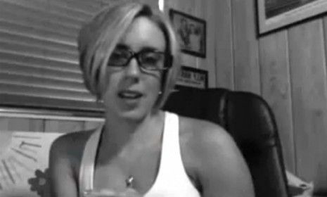 Casey Anthony, in a cropped blond do, tells her first video log that she&amp;#039;s extremely happy to have something to call her own -- a computer.