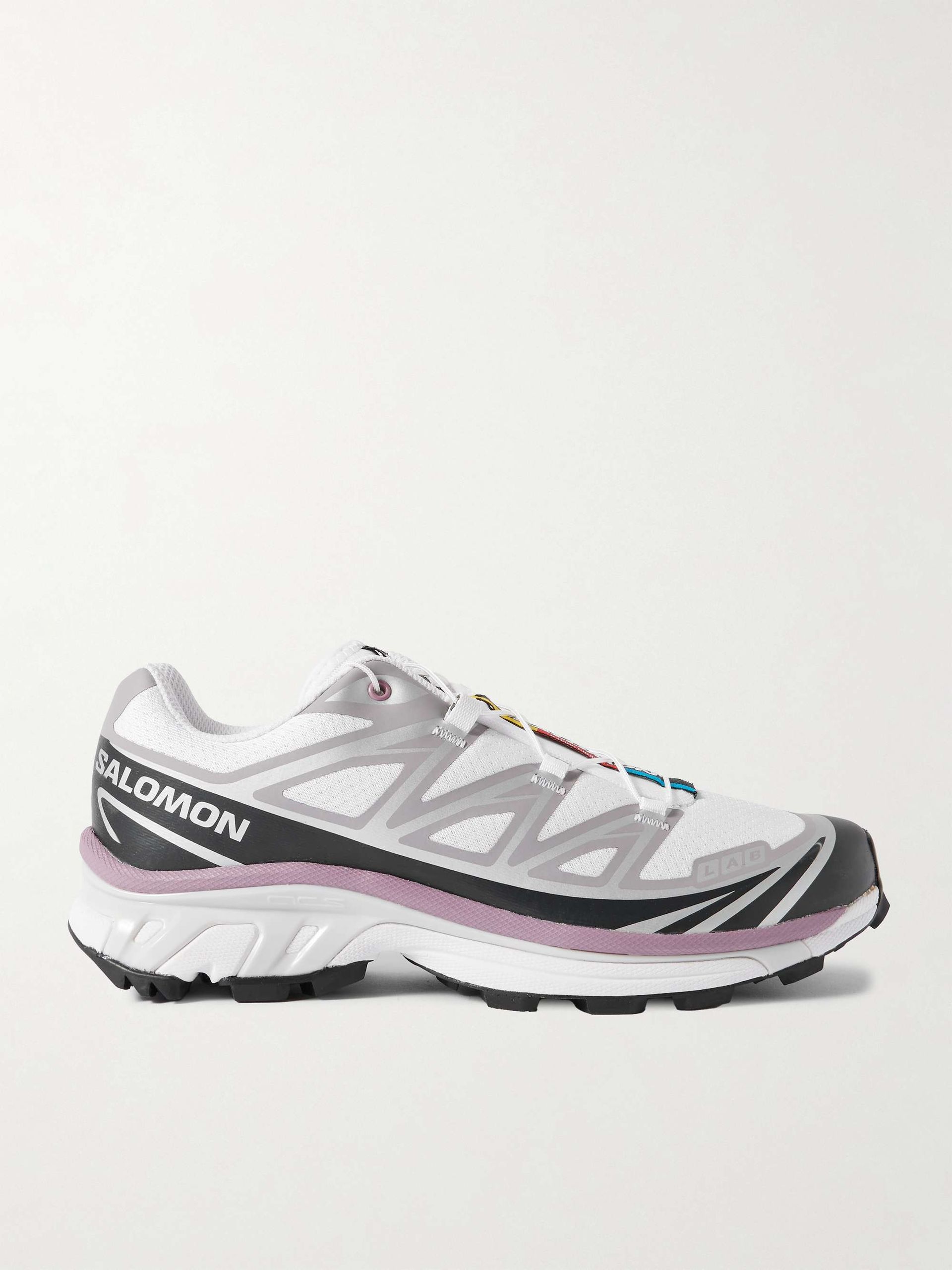 Xt-6 Rubber-Trimmed Mesh Sneakers