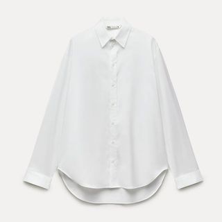 white Zara shirt