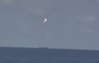 SpaceX's Falcon 9 Rocket Tries Ocean Landing, June 15, 2016