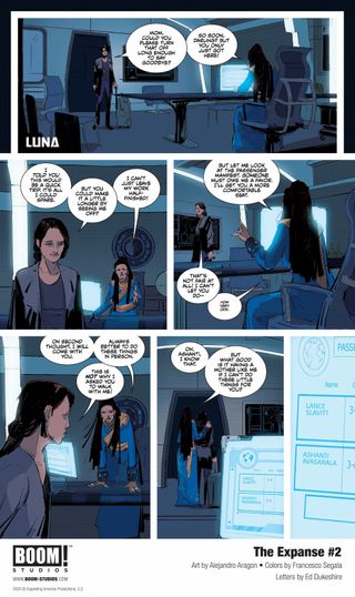Jump into "The Expanse" with this sneak peak at issue 2 of the new comic miniseries from Boom! Studios.